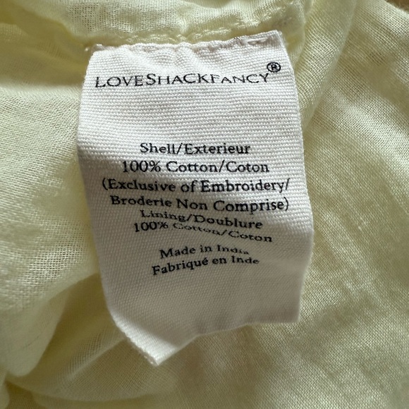 LOVESHACKFANCY Bea Cotton Eyelet Mini Dress - Picture 15 of 16